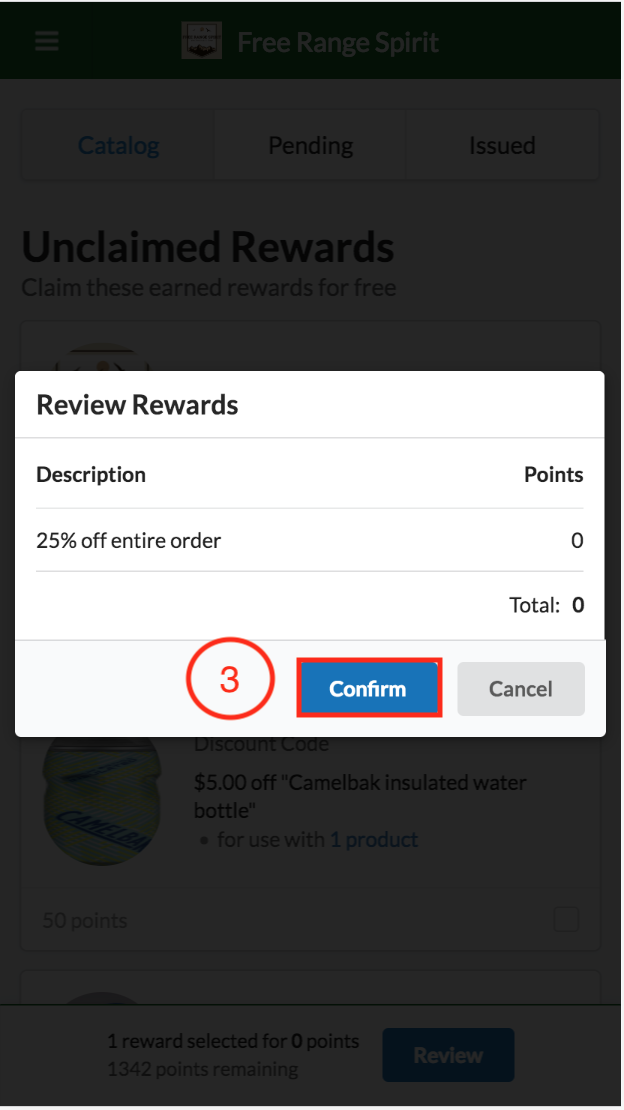 BrandChamp ambassador portal rewards catalog review rewards cofirm