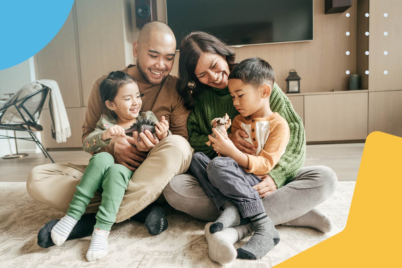 Parents with kids