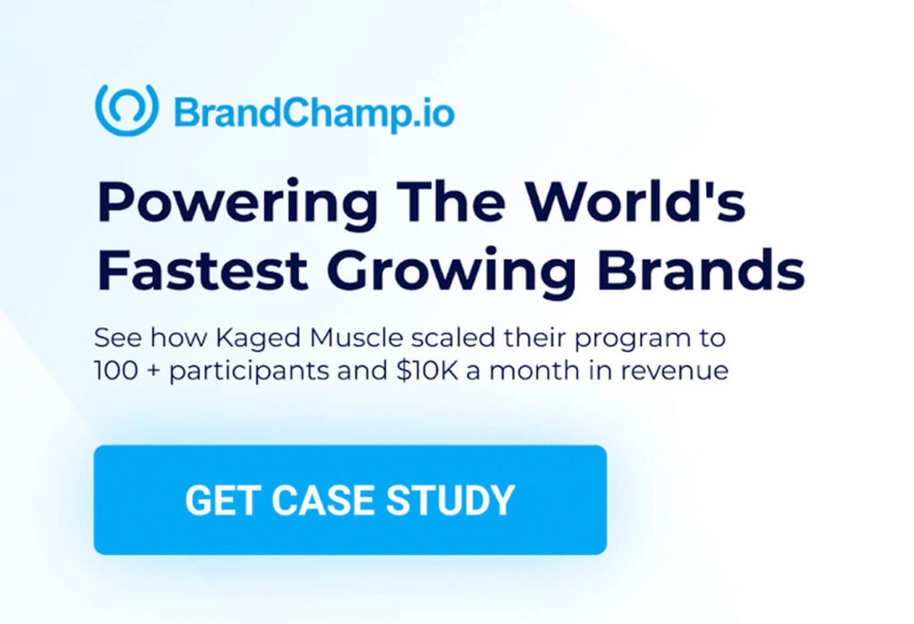 Kaged muscle case study Brandchamp