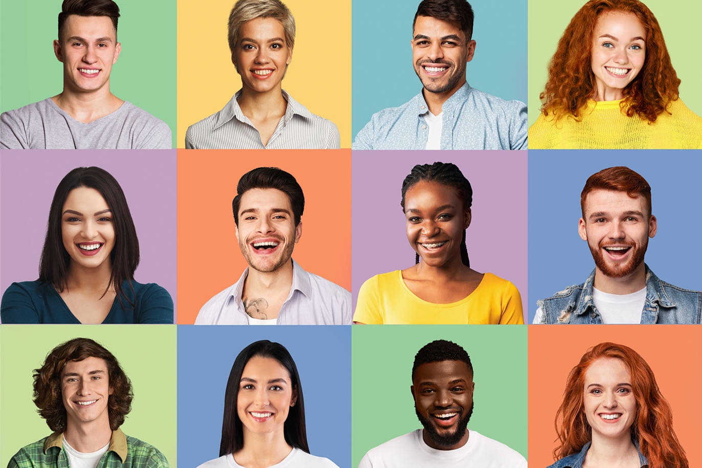 Diverse group of influencers