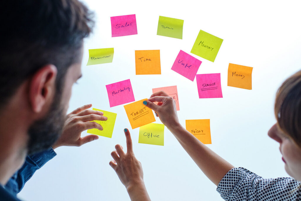 Sticky notes strategy